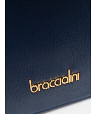 BRACCIALINI GRETA Bolso de piel con bandolera azul - Bolsos Mujer - 4