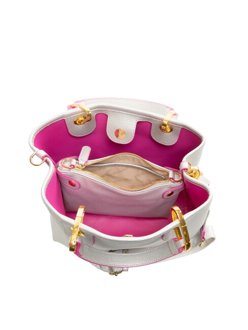 BETH Bolso mediano con bolsa extraíble plata - Bolsos Mujer