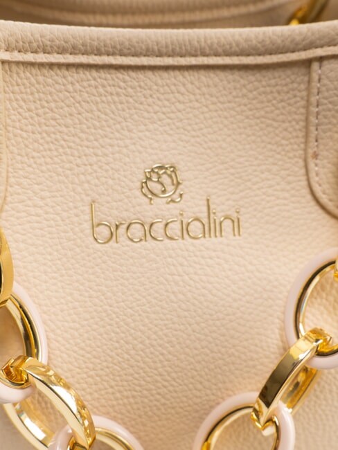 BETH Bolso mediano con clutch beige - Bolsos Mujer