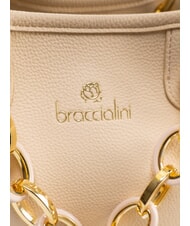 BRACCIALINI BETH Bolso mediano con clutch beige - Bolsos Mujer - 2