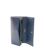 BRACCIALINI BASIC Cartera continental de piel azul - Carteras Mujer - 2
