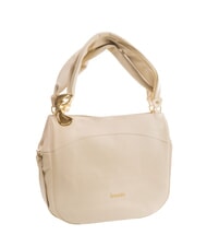 BRACCIALINI GRETA Bolso de hombro de piel beige - Bolsos Mujer - 2