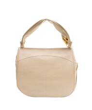 BRACCIALINI GRETA Bolso de hombro de piel beige - Bolsos Mujer - 4