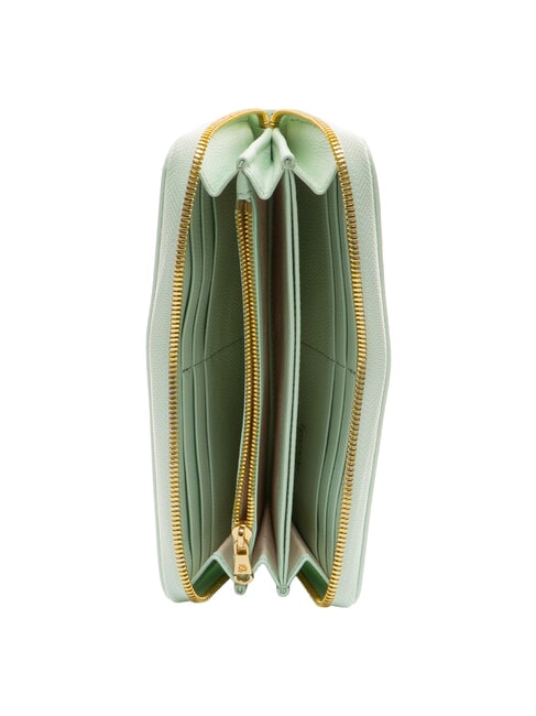 BASIC Cartera de cuero con cremallera celestial - Carteras Mujer