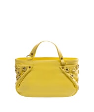 BRACCIALINI SOFIA Bolso de piel con pequeñas flores amarillo - Bolsos Mujer - 5