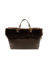BRACCIALINI BETH FUR Bolso de mano con clutch marr&oacute;n - Bolsos Mujer - 4