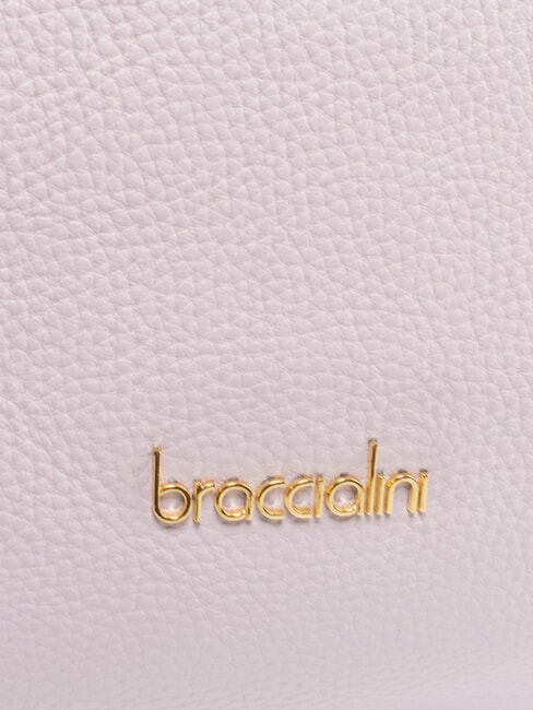 NORA bolso de cuero martillado lila - Bolsos Mujer