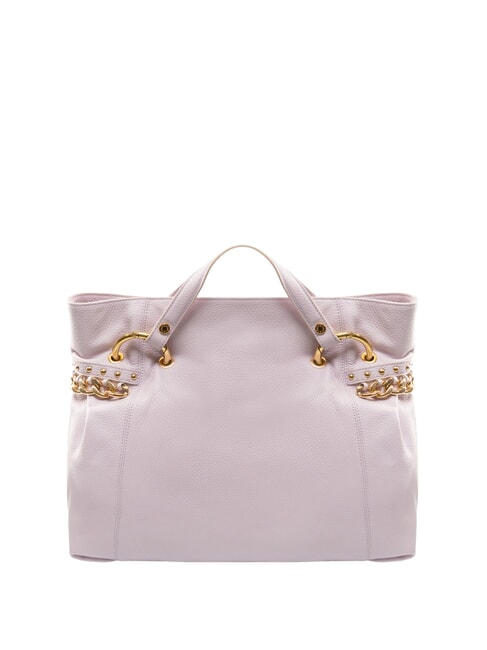 NORA bolso de cuero martillado lila - Bolsos Mujer