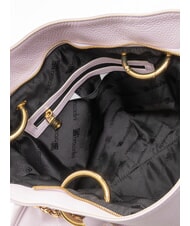 BRACCIALINI NORA bolso de cuero martillado lila - Bolsos Mujer - 5