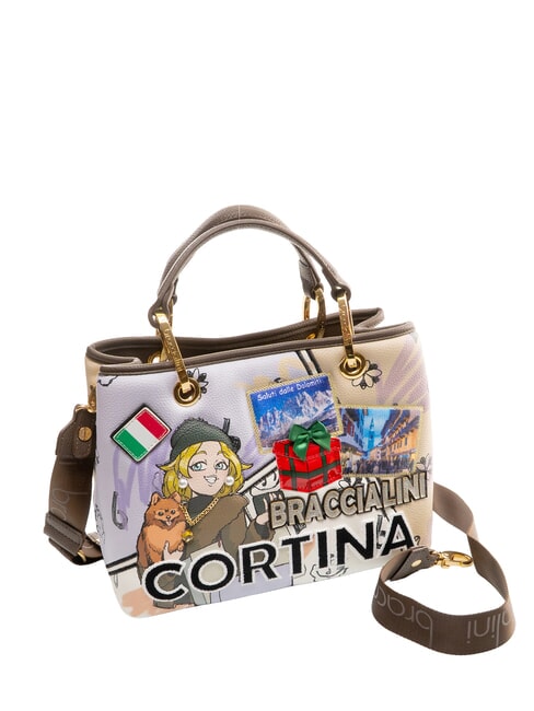 CARTOLINE CORTINA Bolso con correa para el hombro multi - Bolsos Mujer