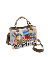 BRACCIALINI CARTOLINE CORTINA Bolso con correa para el hombro - Bolsos Mujer