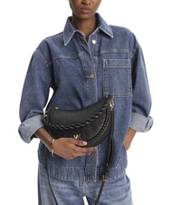 MICHAEL KORS KYLA Bolso bandolera de piel con correa para el hombro negro - Bolsos Mujer - 6