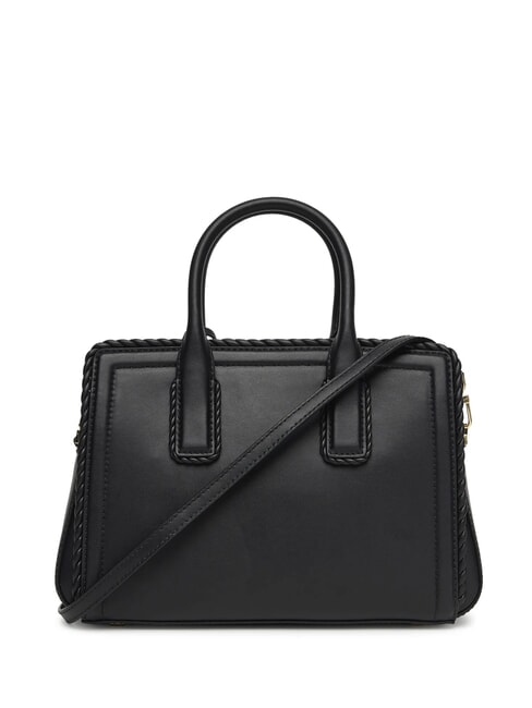 LAILA Bolso de piel con correa para el hombro negro - Bolsos Mujer