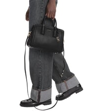 MICHAEL KORS LAILA Bolso de piel con correa para el hombro negro - Bolsos Mujer - 6