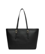 MICHAEL KORS QUINN Bolsa de compras de cuero negro - Bolsos Mujer - 4