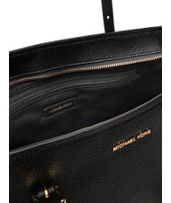 MICHAEL KORS QUINN Bolsa de compras mediana de piel negro - Bolsos Mujer - 5