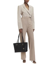 MICHAEL KORS QUINN Bolsa de compras mediana de piel negro - Bolsos Mujer - 6