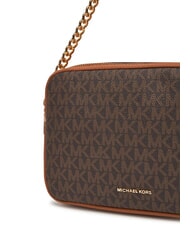 MICHAEL KORS BRYANT Bolso de hombro con estampado integral del logo brn/bellota - Bolsos Mujer - 4
