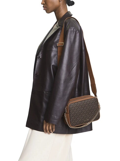 BRYANT Bolso de hombro con estampado integral del logo brn/bellota - Bolsos Mujer