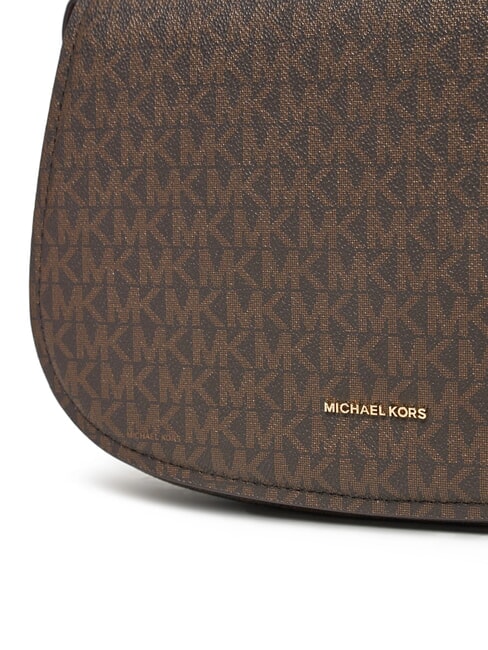 LYDIA Bolso de hombro con solapa brn/bellota - Bolsos Mujer