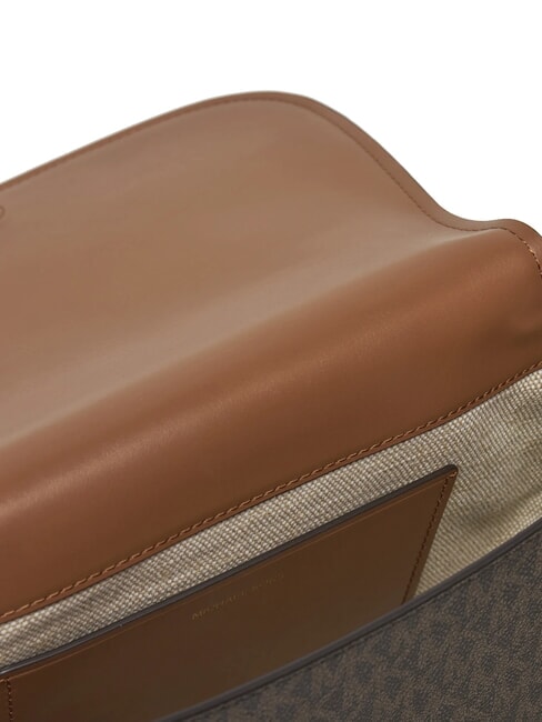 LYDIA Bolso de hombro con solapa brn/bellota - Bolsos Mujer