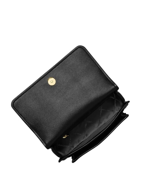 CLAIRE Bolso bandolera de piel negro - Bolsos Mujer