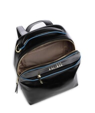 PIQUADRO BLUE SQUARE Mochila de cuero negro - Bolsos Mujer - 5