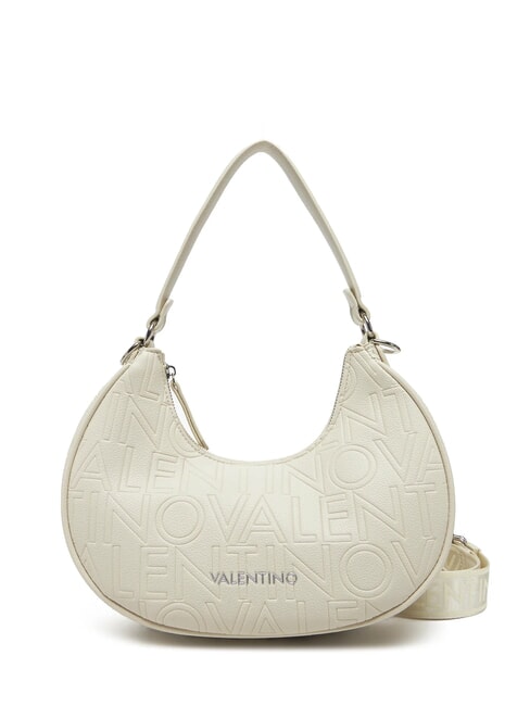 SHELBY Bolso bandolera con doble correa color crudo - Bolsos Mujer