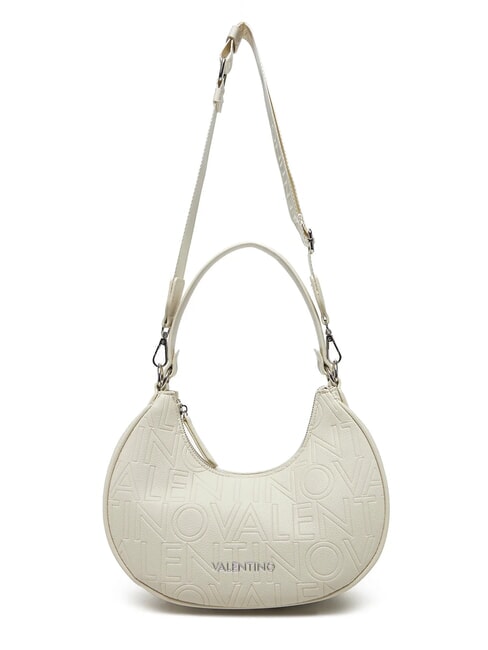 SHELBY Bolso bandolera con doble correa color crudo - Bolsos Mujer