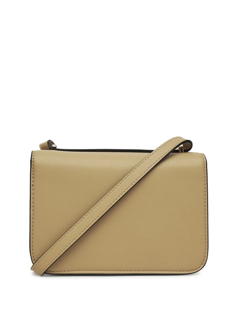 FLAP RE Mini bolso de hombro con solapa beige - Bolsos Mujer