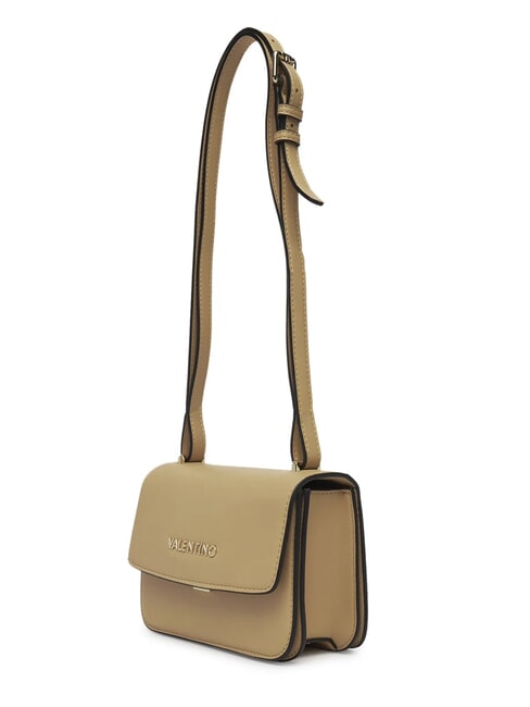 FLAP RE Mini bolso de hombro con solapa beige - Bolsos Mujer