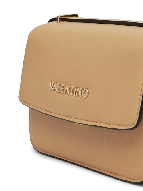 FLAP RE Mini bolso de hombro con solapa beige - Bolsos Mujer