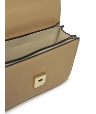 MARIO VALENTINO FLAP RE Mini bolso de hombro con solapa beige - Bolsos Mujer - 5