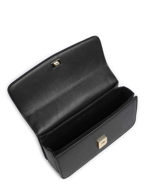 FLAP RE Bolso de hombro con solapa negro - Bolsos Mujer