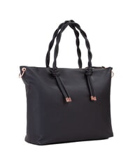 MARIO VALENTINO SCARLETT RE Bolso de hombro con asas trenzadas negro - Bolsos Mujer - 3