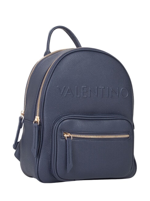 RISED RE Mochila redonda con bolsillo azul - Bolsos Mujer