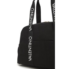 MARIO VALENTINO CANDLE Bolso bandolera de lona con correa para el hombro negro - Bolsos Mujer - 3