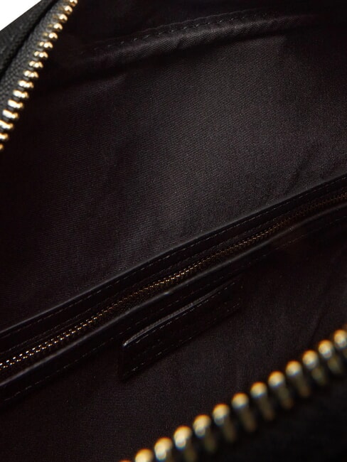 CANDLE Bolso bandolera de lona con correa para el hombro negro - Bolsos Mujer