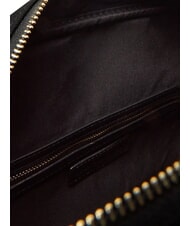 MARIO VALENTINO CANDLE Bolso bandolera de lona con correa para el hombro negro - Bolsos Mujer - 5