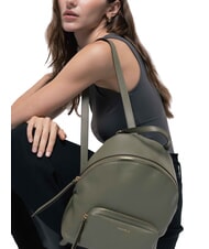 COCCINELLE JEN Mochila redonda de piel con bolsillo. verde laurel - Bolsos Mujer - 4