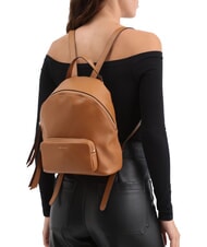 COCCINELLE JEN Mochila redonda de piel con bolsillo. CUIR - Bolsos Mujer - 4