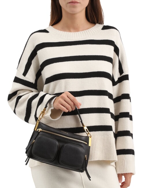 HYLE Bolso pequeño de piel de doble uso verde laurel - Bolsos Mujer