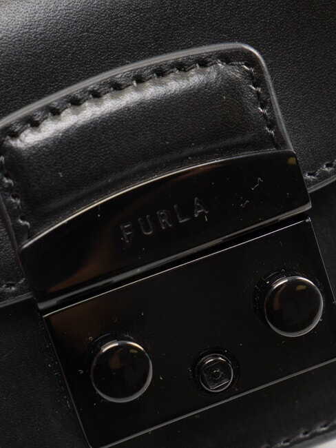 METROPOLIS Bolso bandolera micro negro - Bolsos Mujer