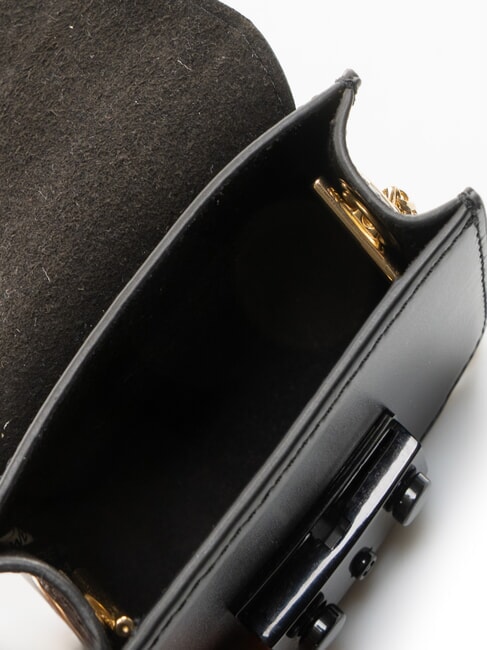 METROPOLIS Bolso bandolera micro negro - Bolsos Mujer