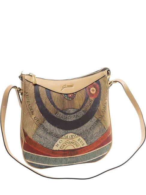 PLANETARIUM Bolso de hombro tipo hobo clásico/beige - Bolsos Mujer