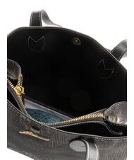 GATTINONI PLANETARIUM Bolso de hombro tipo shopper monocromático gris claro/negro - Bolsos Mujer - 5