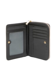 GATTINONI PLANETARIUM Monedero mediano tipo billetera monocromático gris claro/negro - Carteras Mujer - 2