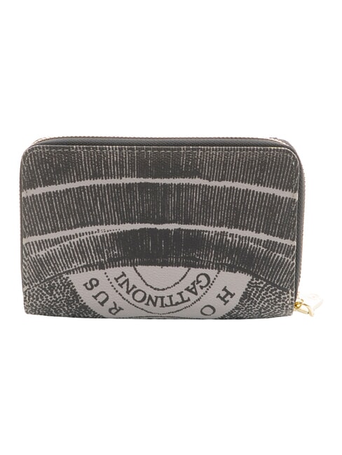 PLANETARIUM Monedero mediano tipo billetera monocromático gris claro/negro - Carteras Mujer