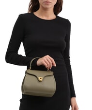 COCCINELLE MARVIN Mini bolso de piel con bandolera verde laurel - Bolsos Mujer - 4