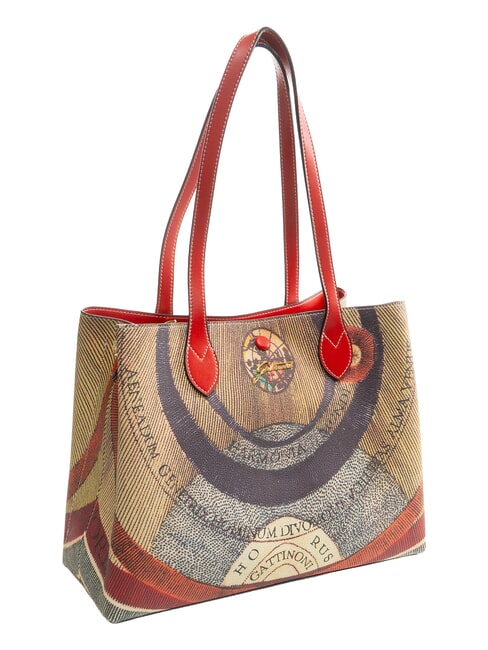 PLANETARIUM Bolso de hombro tipo shopper rojo - Bolsos Mujer